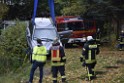 Einsatz BF Koeln PKW im See Koeln Esch P127